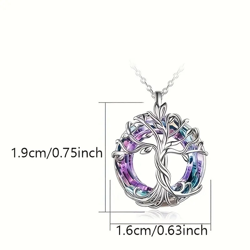 Tree Of Life Pendant Necklace Available in Silver Or Gold Color