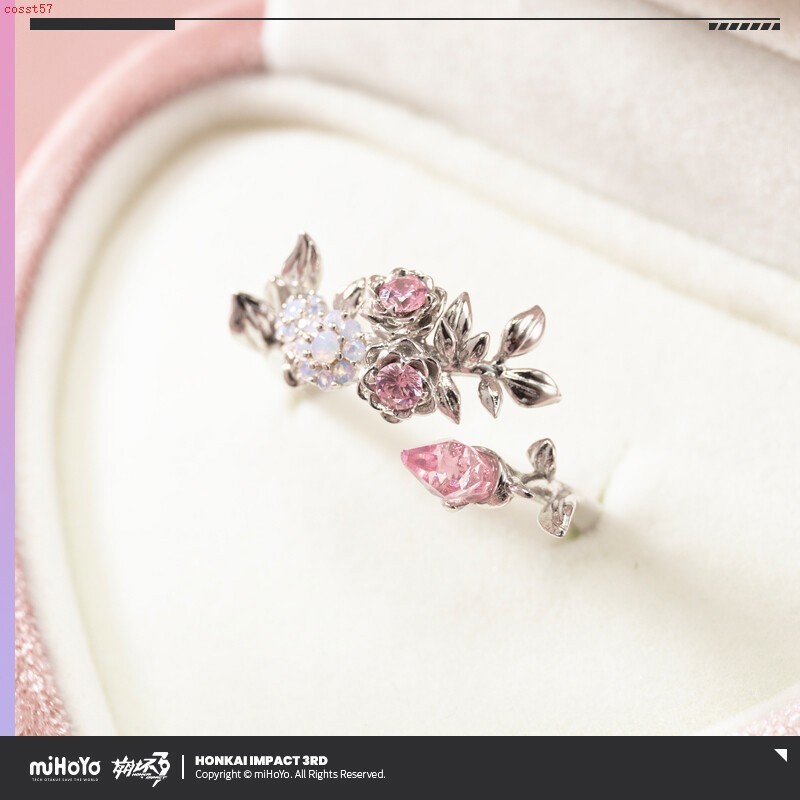 Honkai Impact 3 Elysia Herrscher of Human Ego Oath Wedding Ring Jewelry Official