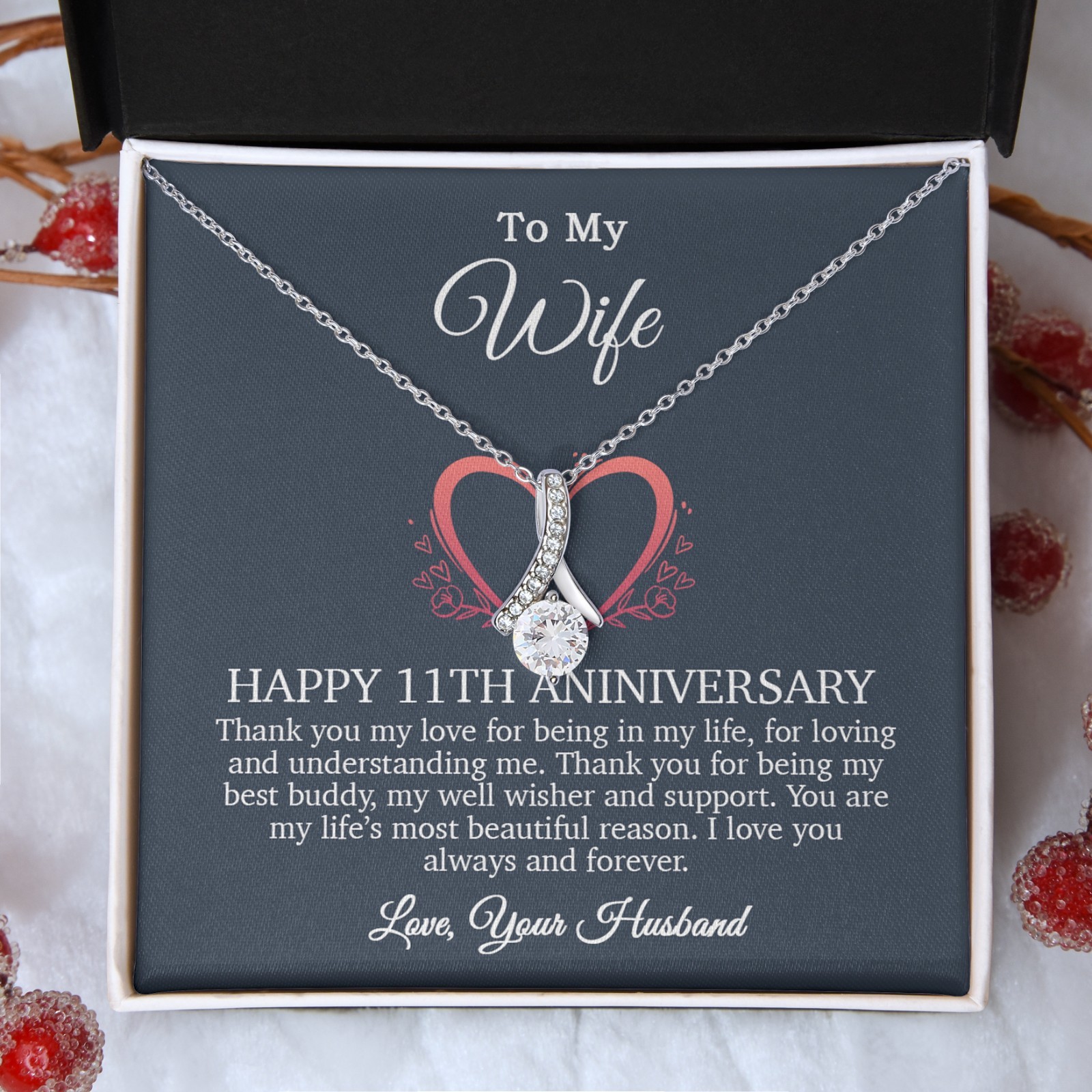 11th Anniversary Gift For Wife, 11 Year Anniversary Gifts, 11th Wedding Annivers