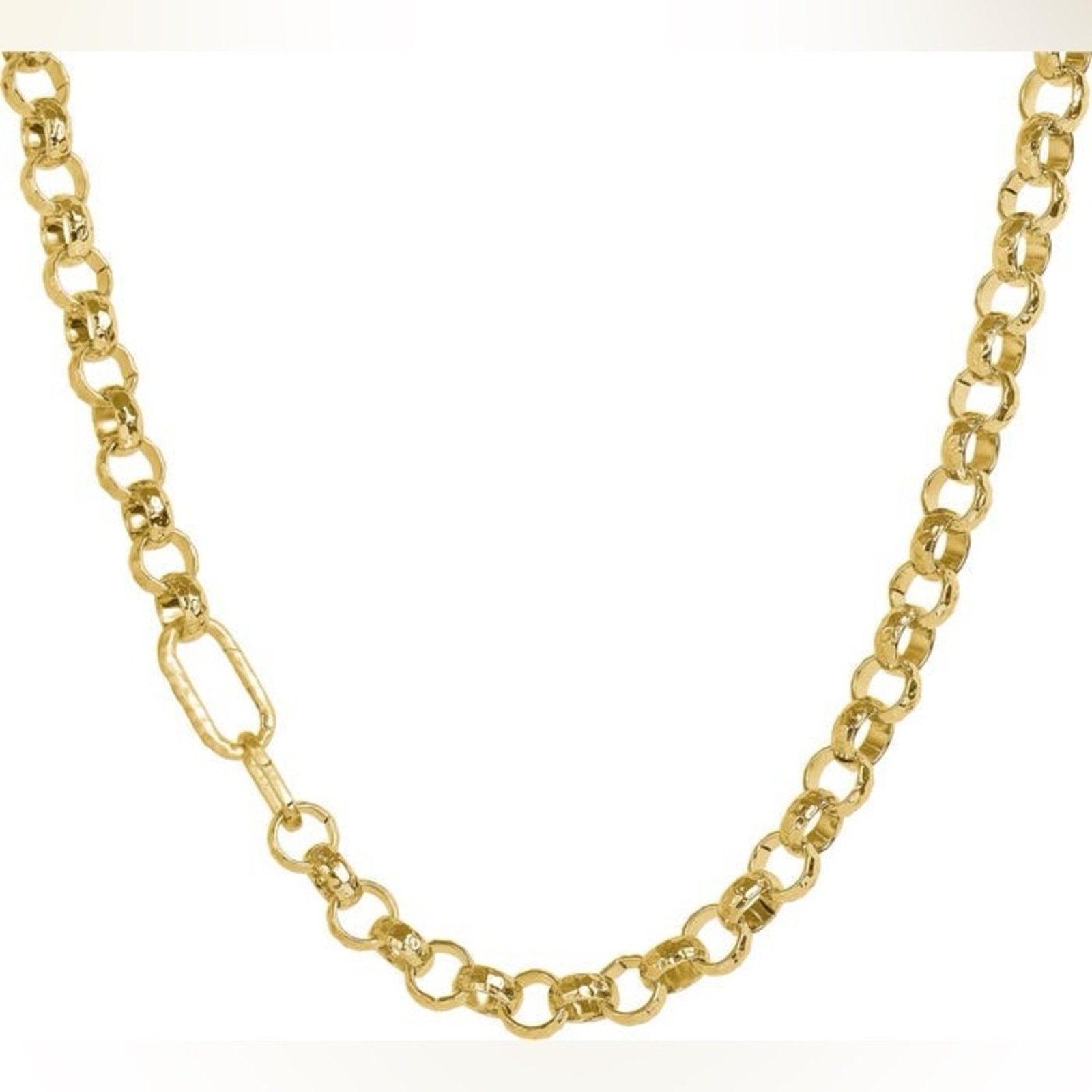 Dean Davidson Nairobi Statement Chain Link Necklace 22k-Gold Plate