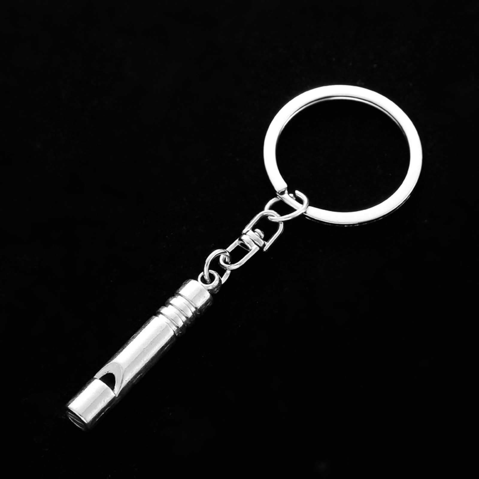 Outdoor Loud Survival Alarm Safety Emergency Whistle Keychain for Hiking Camping