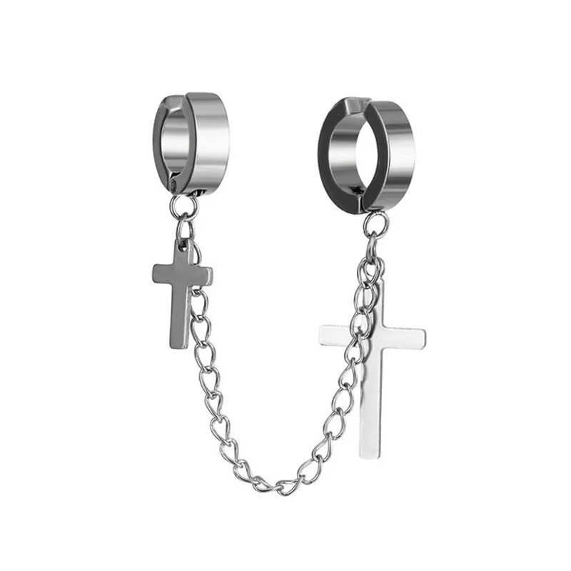 1Pcs Trendy Minimalist Stud Earrings for Teens Ear No Piercing Earrings Women