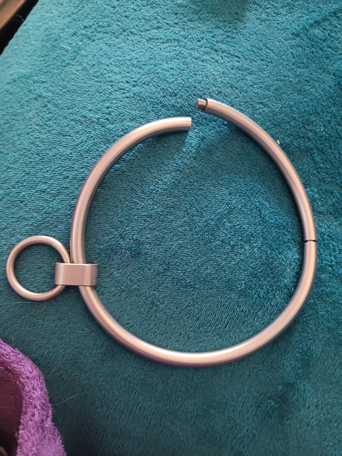Axsmar bondage choker necklace German. Talena, RARE, stainless steel, BDSM