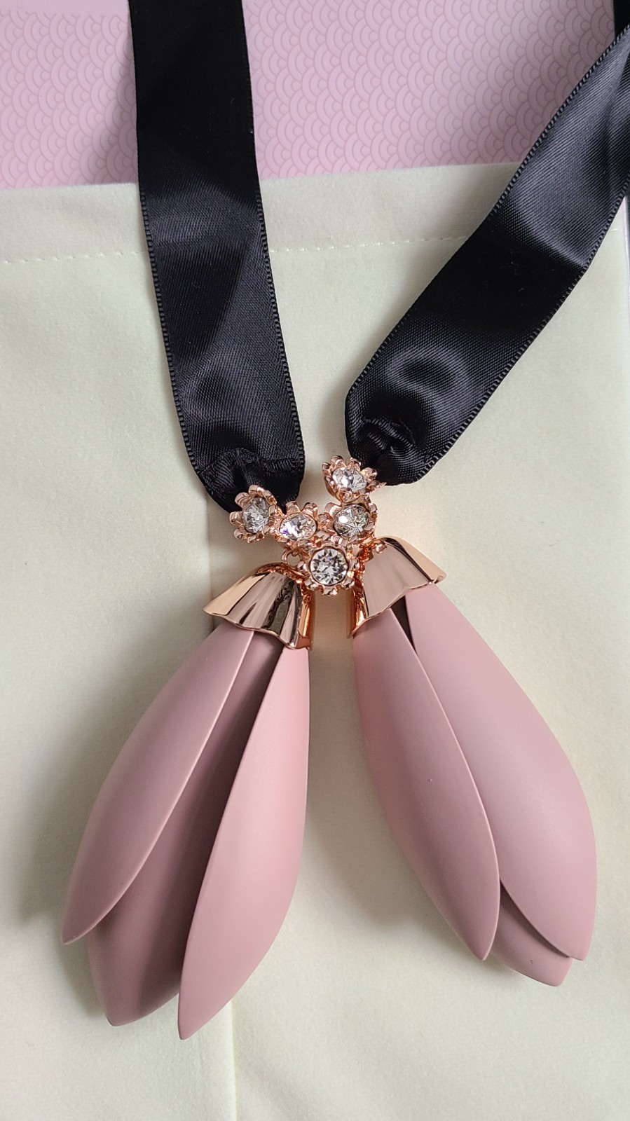 Ted Baker Jewelled Magnolia Pendant Necklace. New without tags.