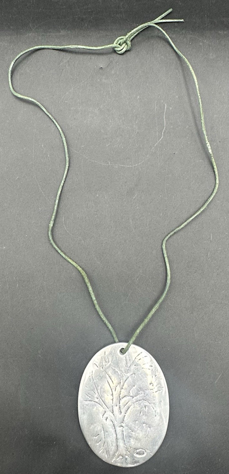 Hoselton Aluminum Tree of Life Pendant Disk Necklace Canada