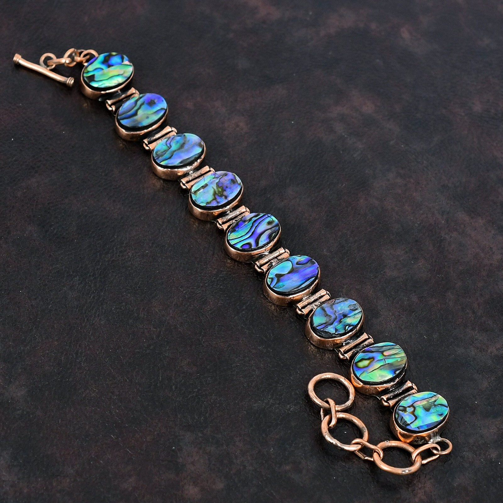 Christmas Sale Natural Abalone Shell Ethnic Wife Anniversary New Bracelet Copper