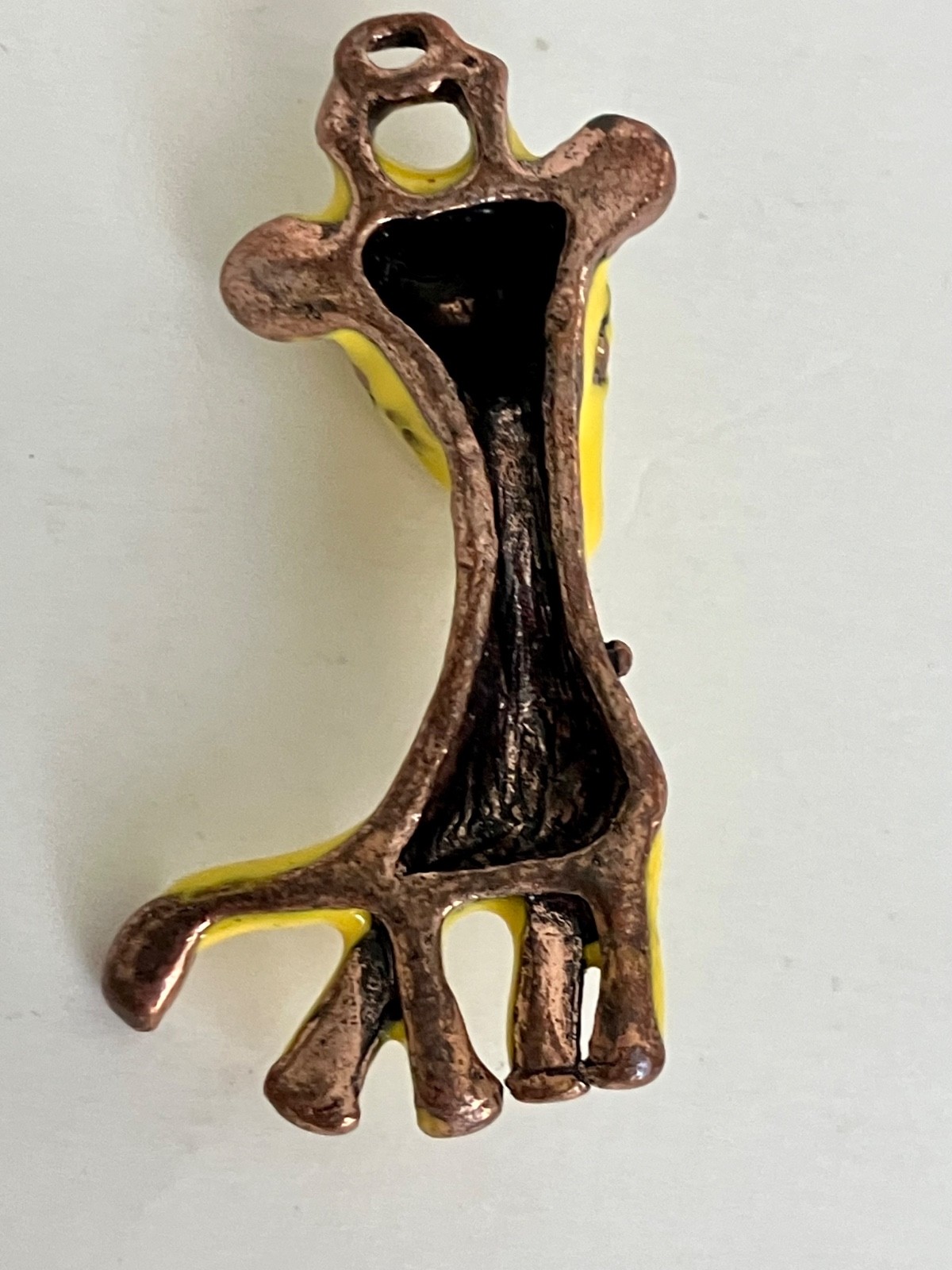 Vintage Betsey Johnson “A Day At The Zoo” Cute Yellow Giraffe Pendant