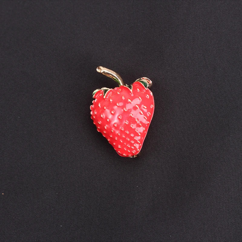 Women Men Unisex Lemon Grape Apple Lover Brooch Fashion Fruit Pins Badge Jewelry