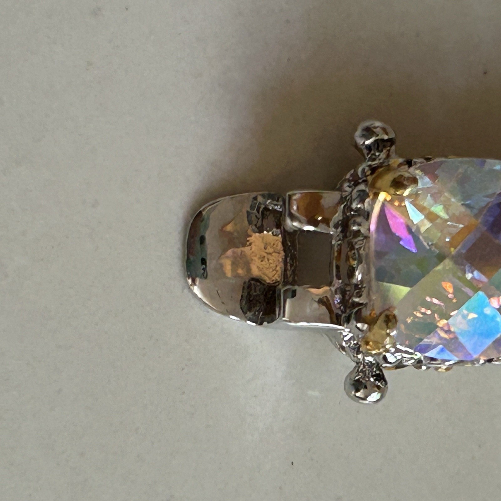 BEAUTY FOR ASHES 7″ CZ CRYSTAL BRACELET STUNNING NWOT