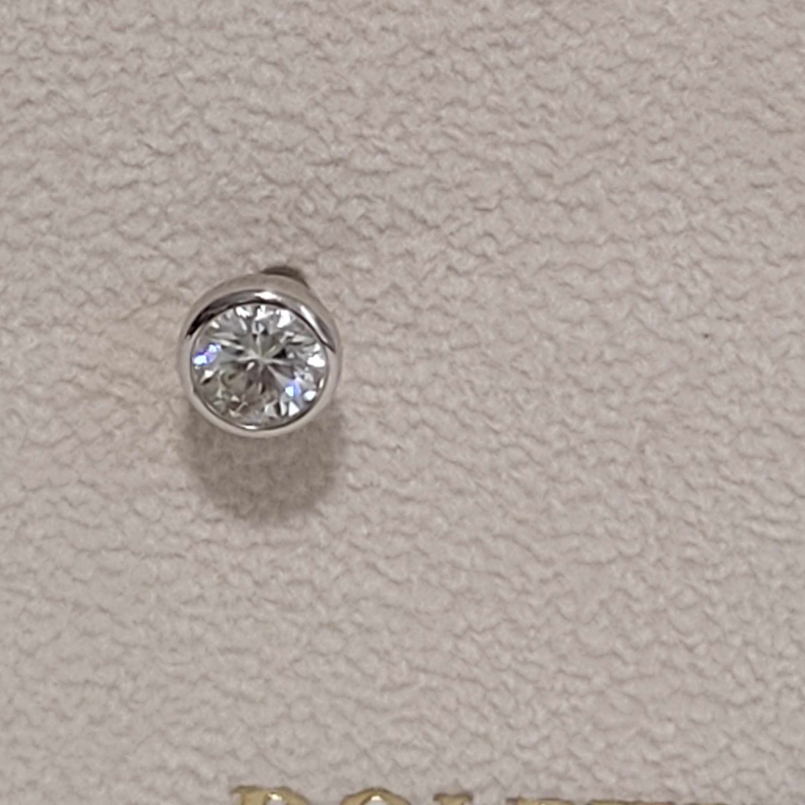 Dolphinlove Branded CZ Studded Ear Rings GRA Moissanite
