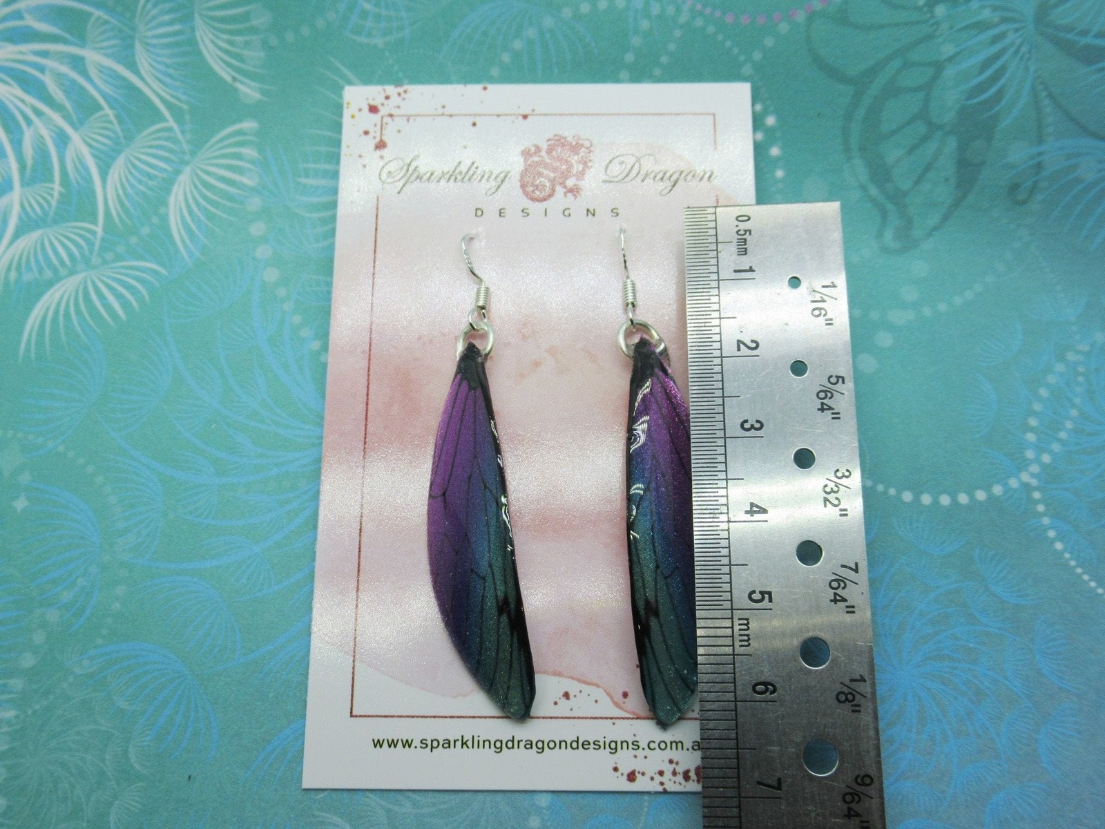 Butterfly Earrings Pale Blue to Pink – Fairy Jewellery, Fun Gift for her Fairy