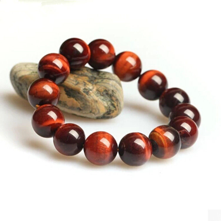 Grounding & Protection Stretch Bracelet, 14mm Beads, Unisex (5″-7″ Adult Wrist)