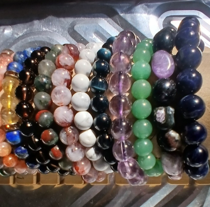 High Quality Assorted Gemstone Bracelets – Perfect for Resellers, Gifts, Spiritu