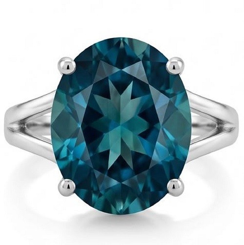 7.25 Ct Alexandrite Gemstone Oval Cut Handmade Punchdhatu Ring