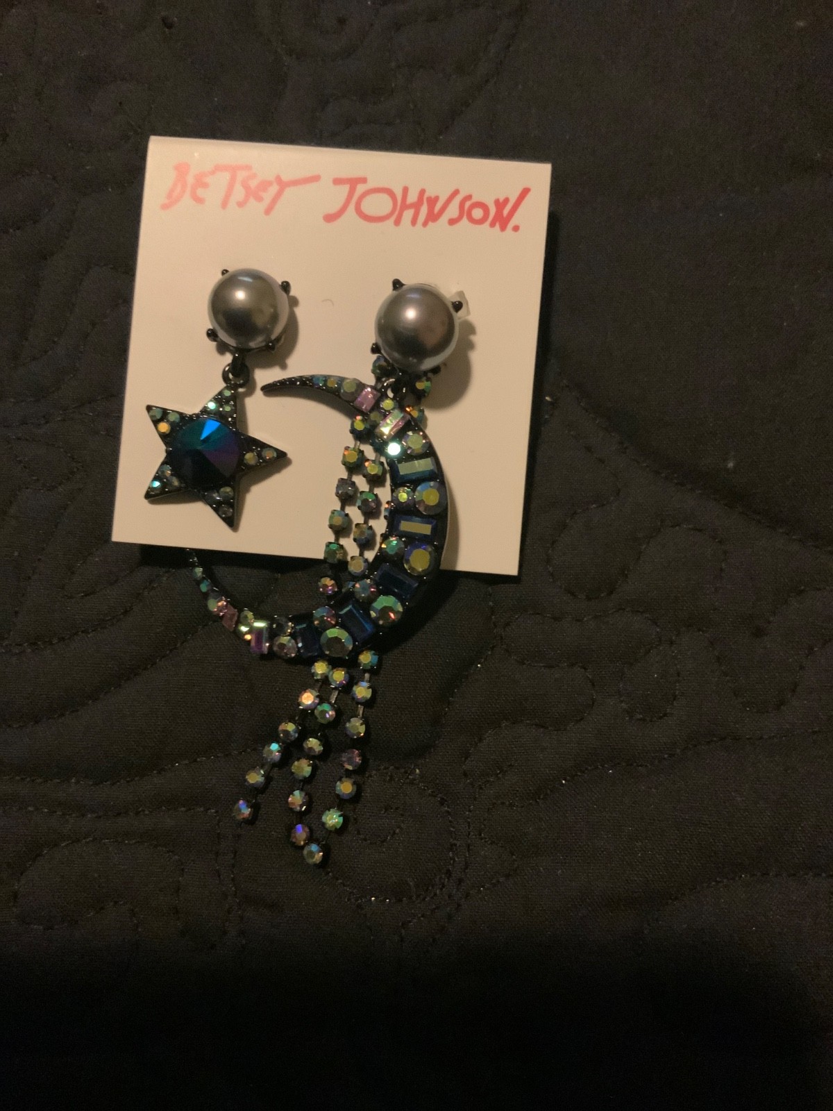 Betsey Johnson Mismatched Celestial Earrings – Y1