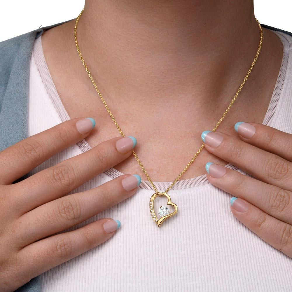 To My Wife Heart Necklace Anniversary valentines meaningful Gift From Husband