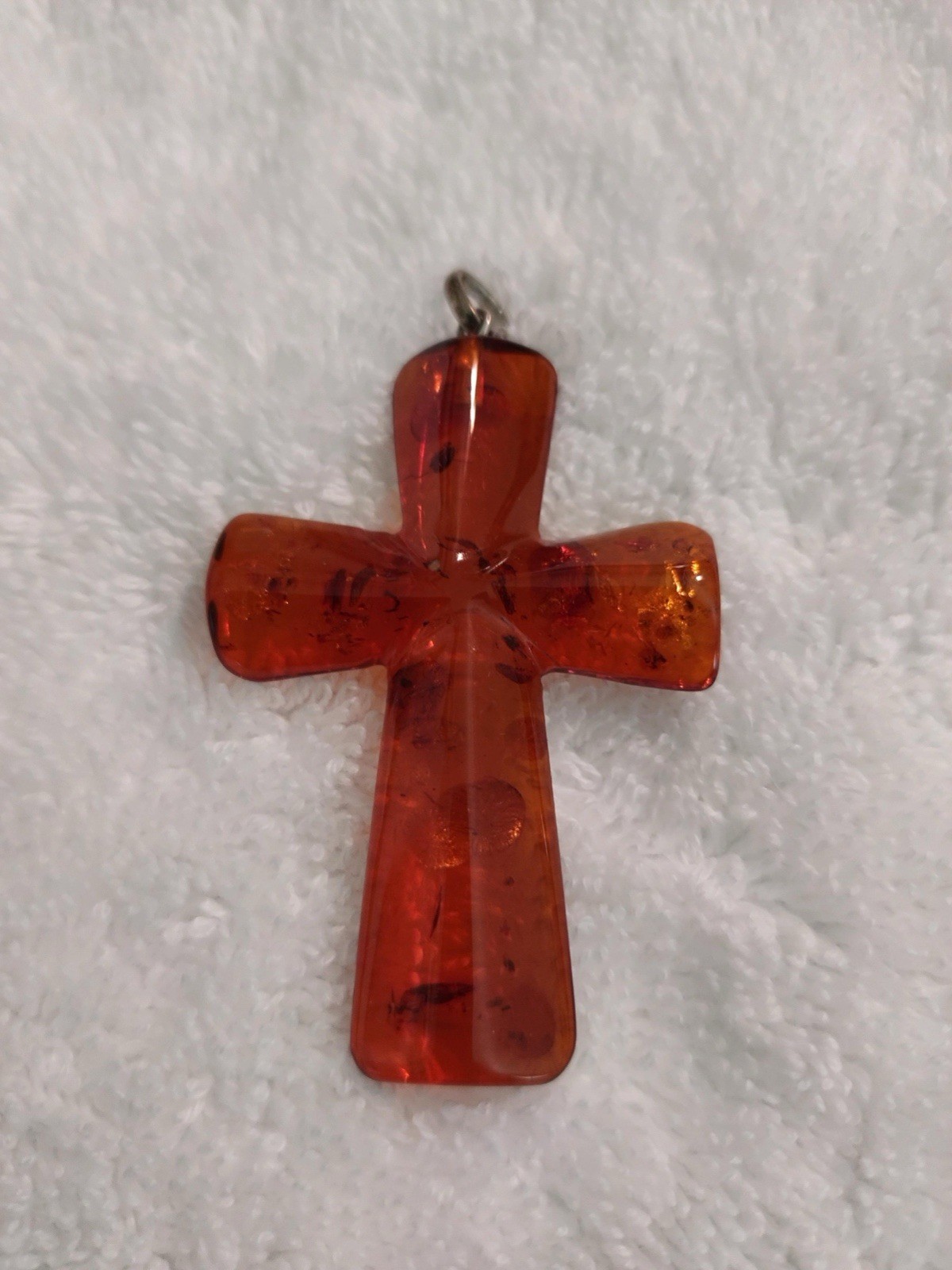 Natural Amber Cross