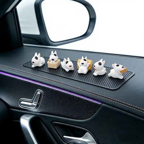Cute Bulldog Car Accessories Set, Car Dashboard & Interior Yellow-Bulldog
