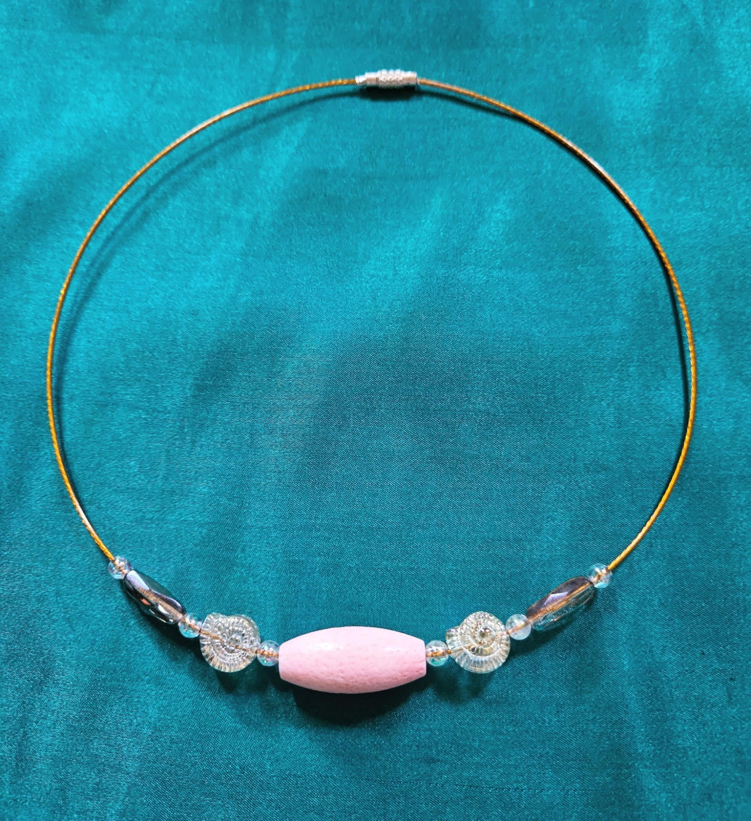 BigTimeRockShow Sea Treasure Genuine Coral, Iridescent Glass Nautilus & Crystals