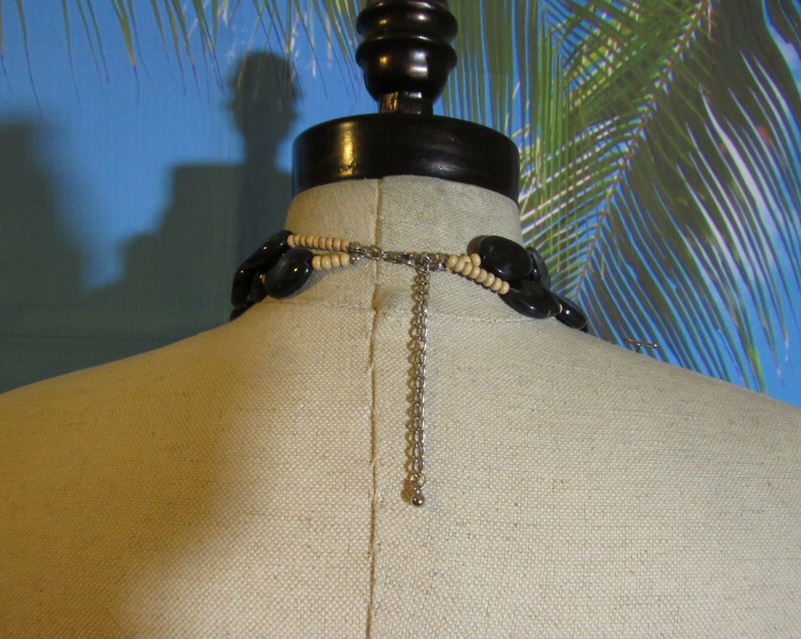 Double Stranded Necklace 14″, Silver Hook Earrings, & Stretch Bracelet Set