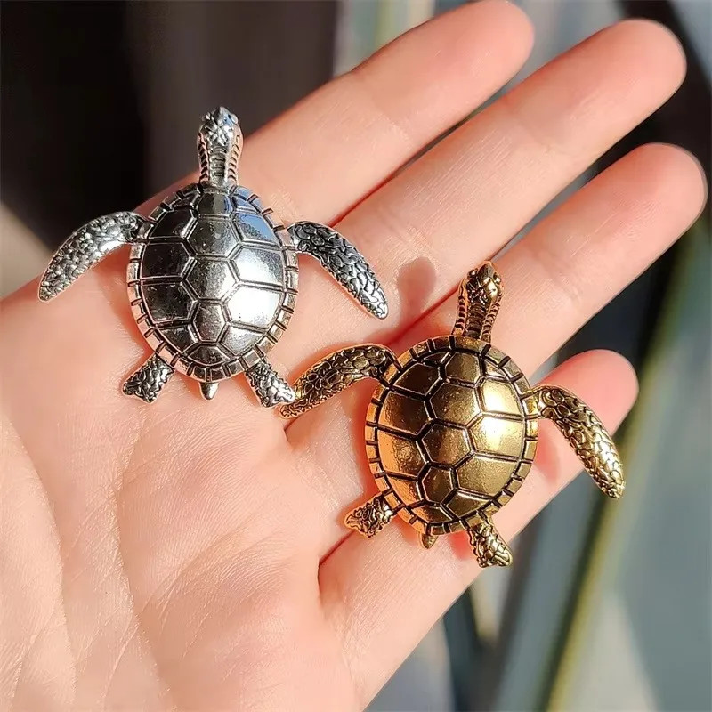 1Pc Retro Marine Organism Brooch for Men Women Vintage Animal Seafish Octopus T