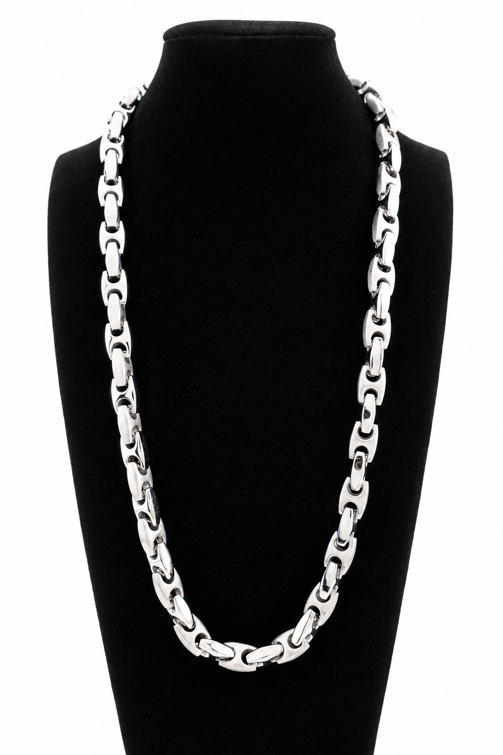“Heavy Metal” Chrome Plated 24″ Iron Neck Chain 170 grams – CJ034