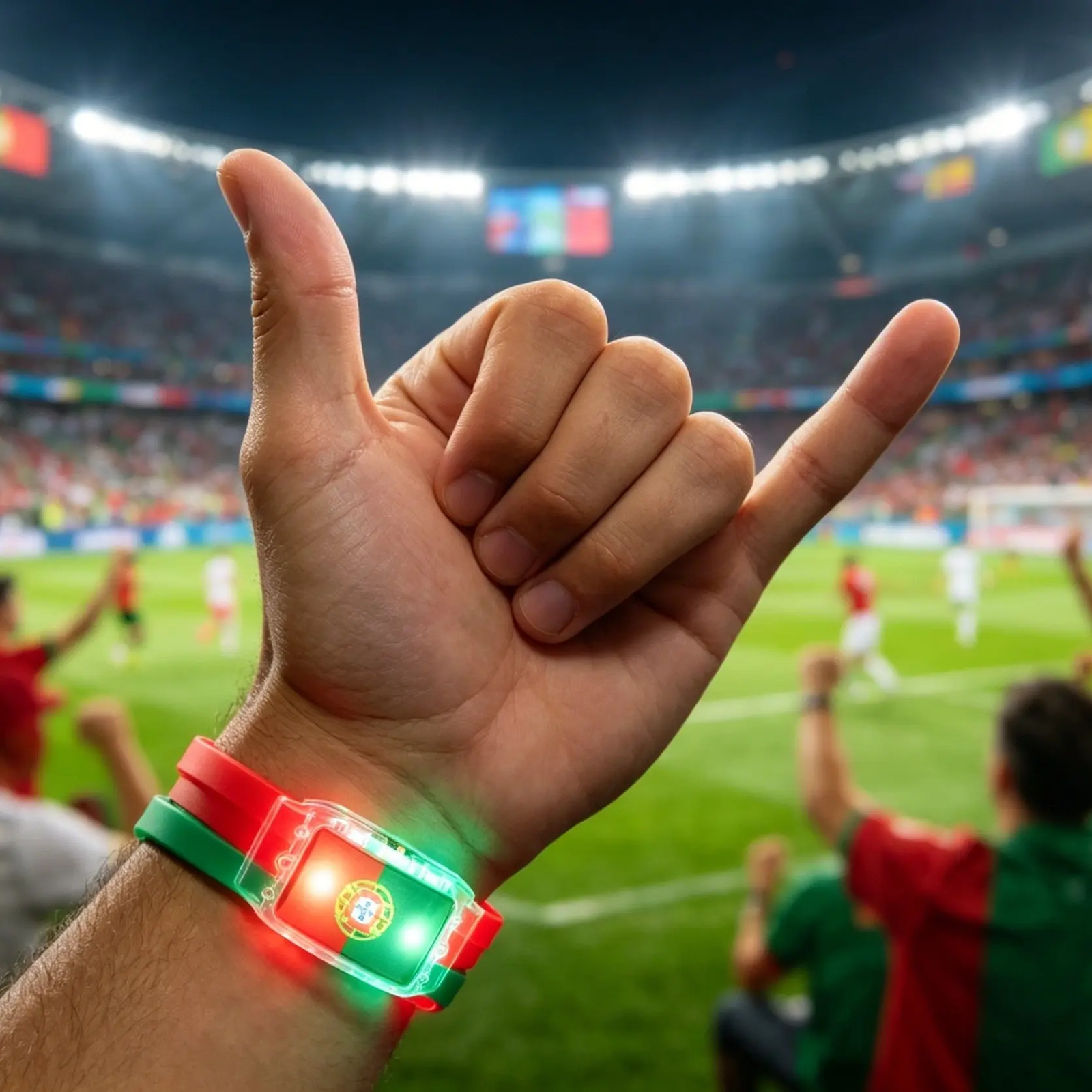 LED Illuminated Country Wristbands