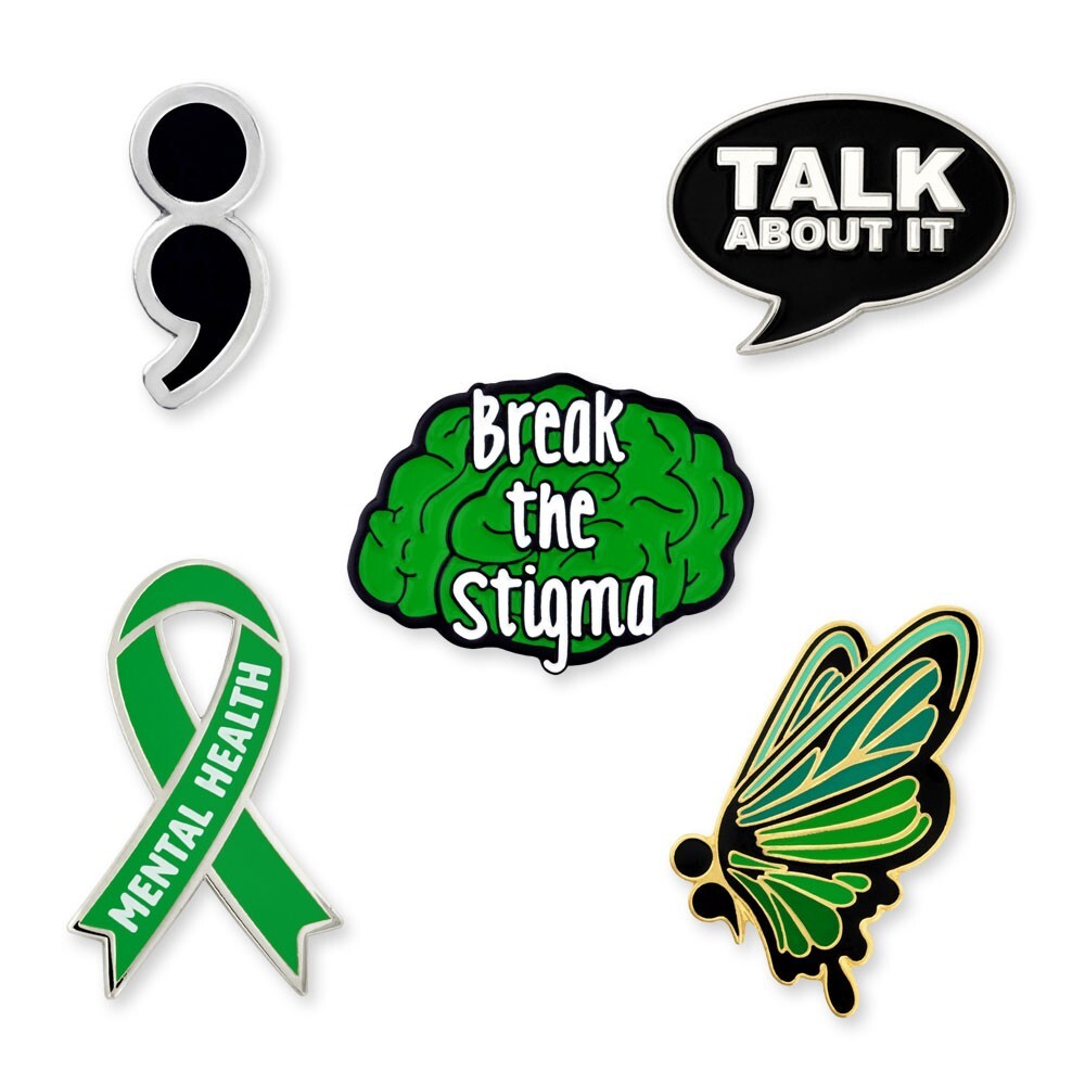 PinMart’s Suicide & Mental Health Awareness 5-Pin Set