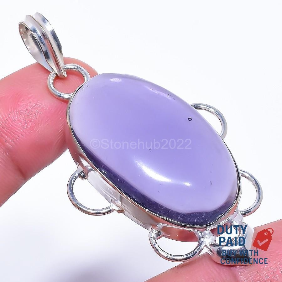925 Silver Amethyst Anniversary Channel Set Daughter Birthday Wedding Pendant