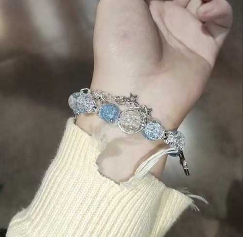 Star Pendant Bracelet Everyday Wear Valentine’s Day Gift Four Seasons Accessory