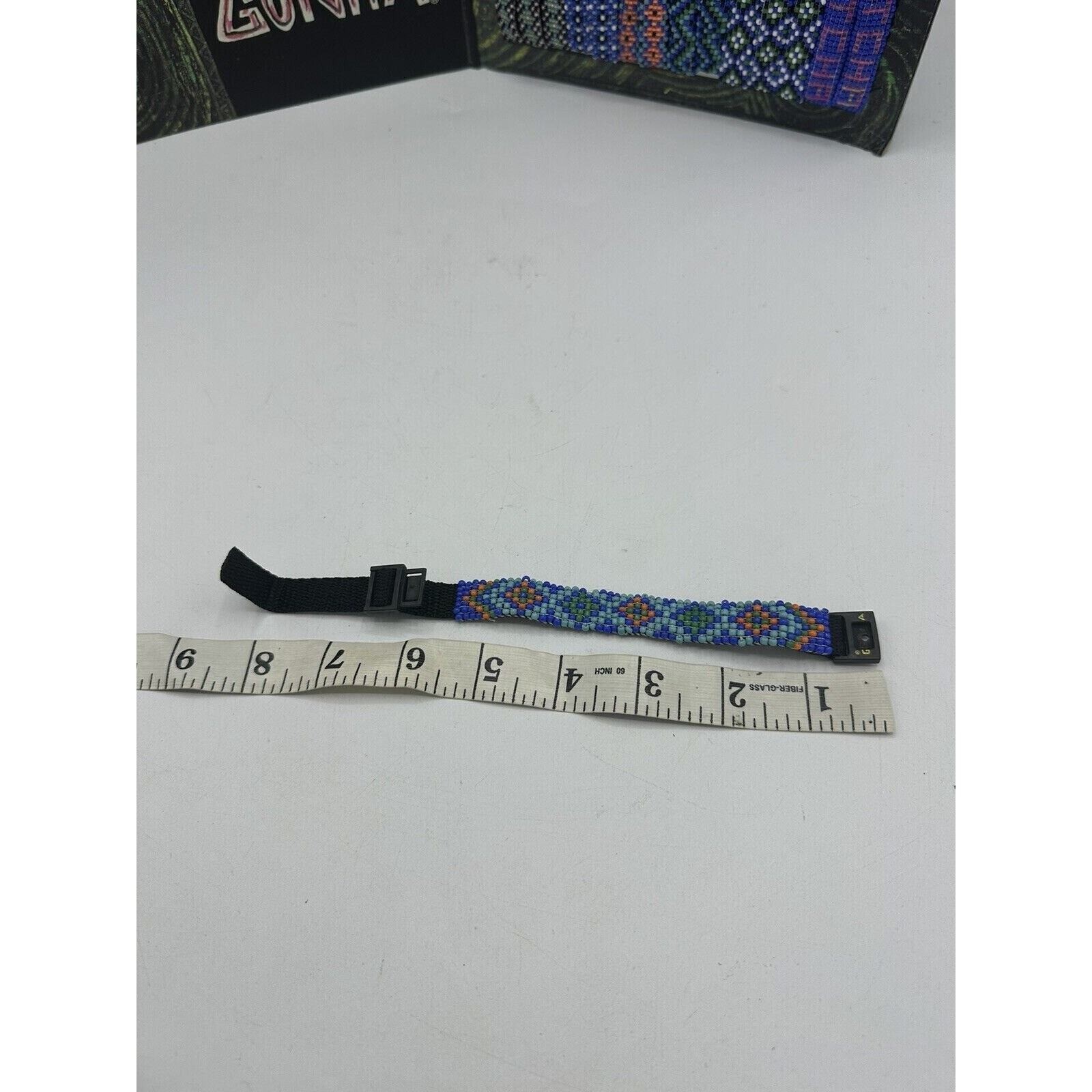 Vintage Gotcha Bracelet Adult Unisex Surf Skate Braided Wrap Multi 80s 90s