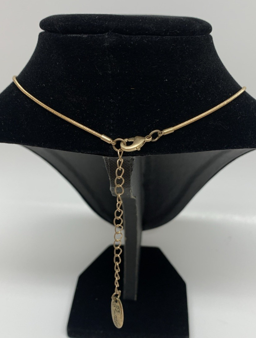 Plunder Necklace (New) Monstera Leaf – GOLD CHAIN 18″-20.5″