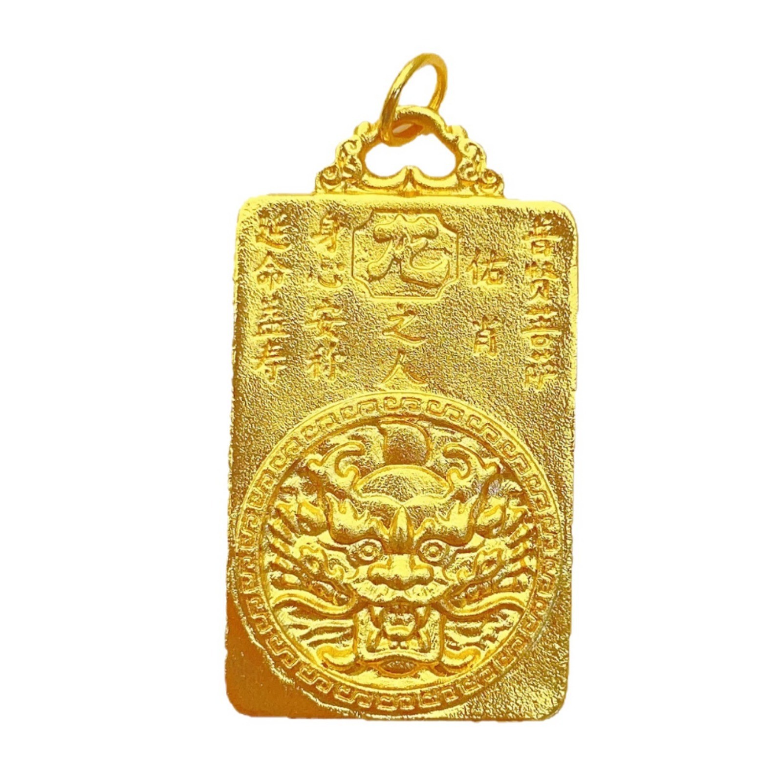 22K 23K 24K Thai Baht Yellow Gold Twelve Zodiac Buddha Guardian Pendant Necklace
