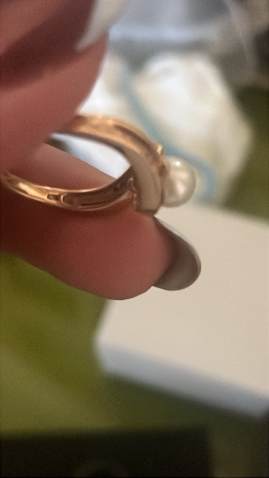 Bundle of Three Pearl Rings for Women. All A Size 7 Details In Description