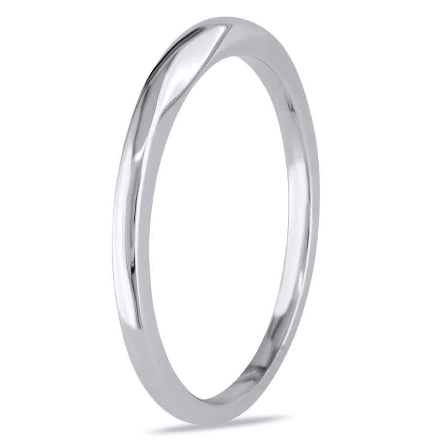AMOUR Wedding Band In 10K White Gold