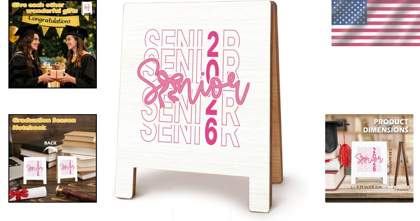 Inspirational Desk Sign for Senior 2026 – Unique Graduation Gift