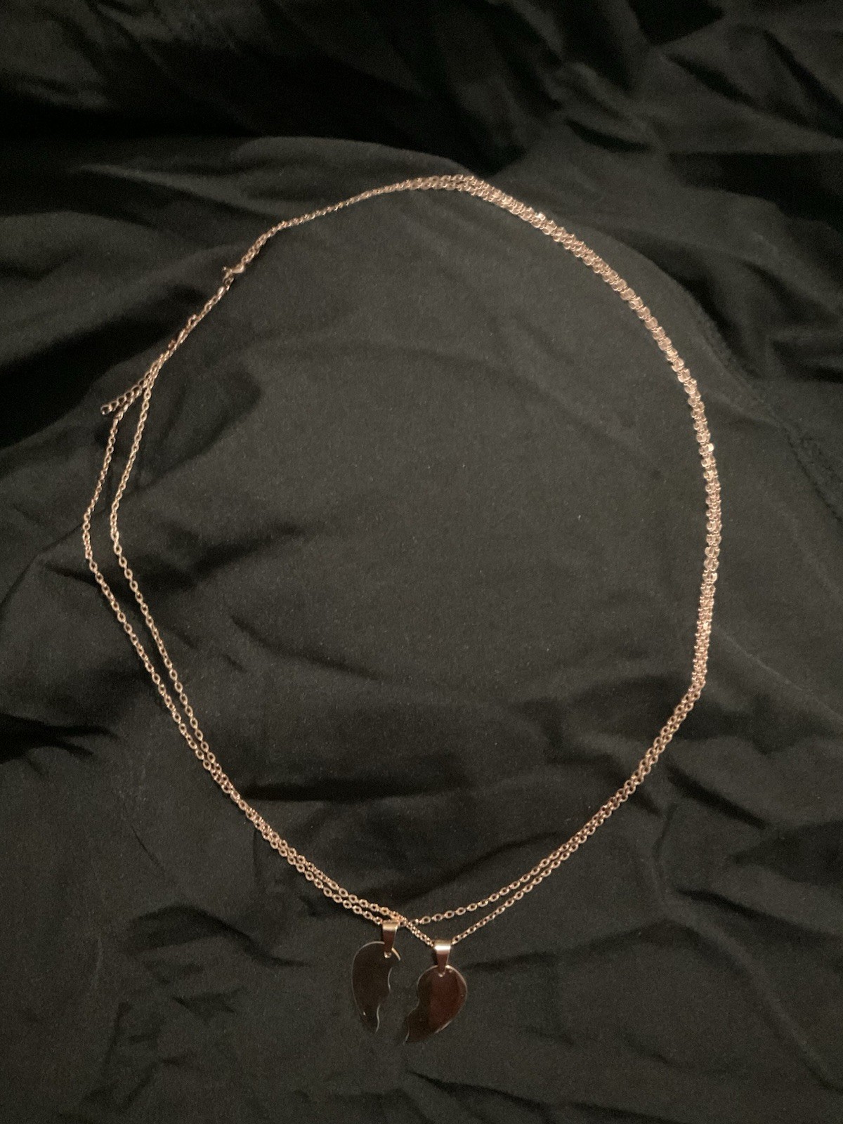 Cadena De Corazón Para Parejas De Color Rosado