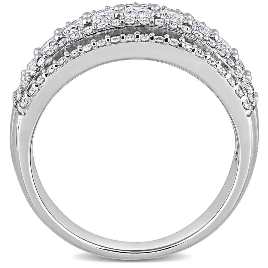 Amour 10k White Gold 1 CT TDW Diamond Ring