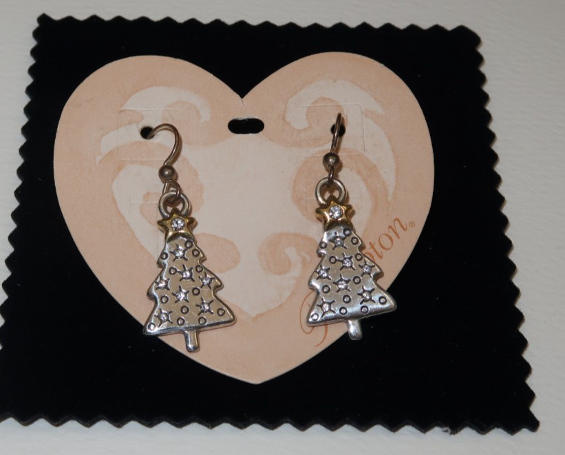 Brighton “Happy Holidays” Christmas Tree Necklace and Earrings