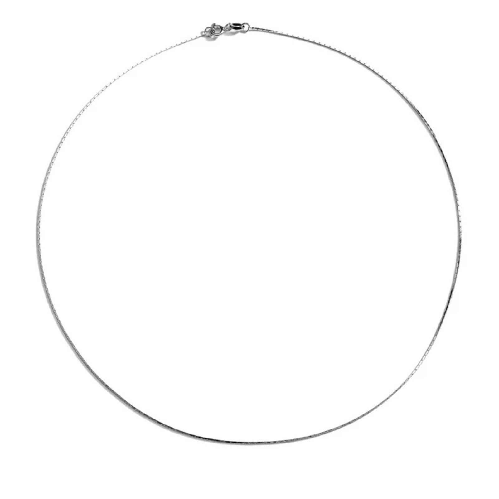 NEW sterling silver dainty bamboo chain necklace jewelry size 40cm B19