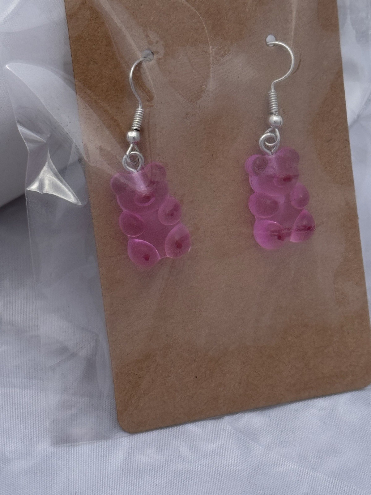 Gummy Bear Earrings 3 Pack Fun Candy Girl Dangle Drop Women Eclectic