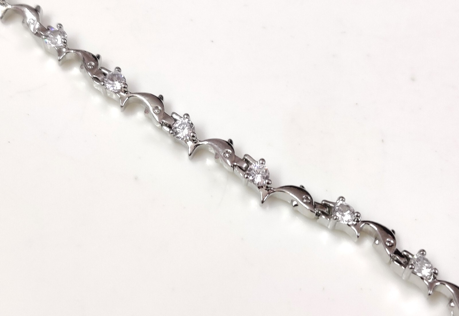Beautiful Zircon Quartz Round Cut Show Stopper Handmade Jewelry Bracelet 7″