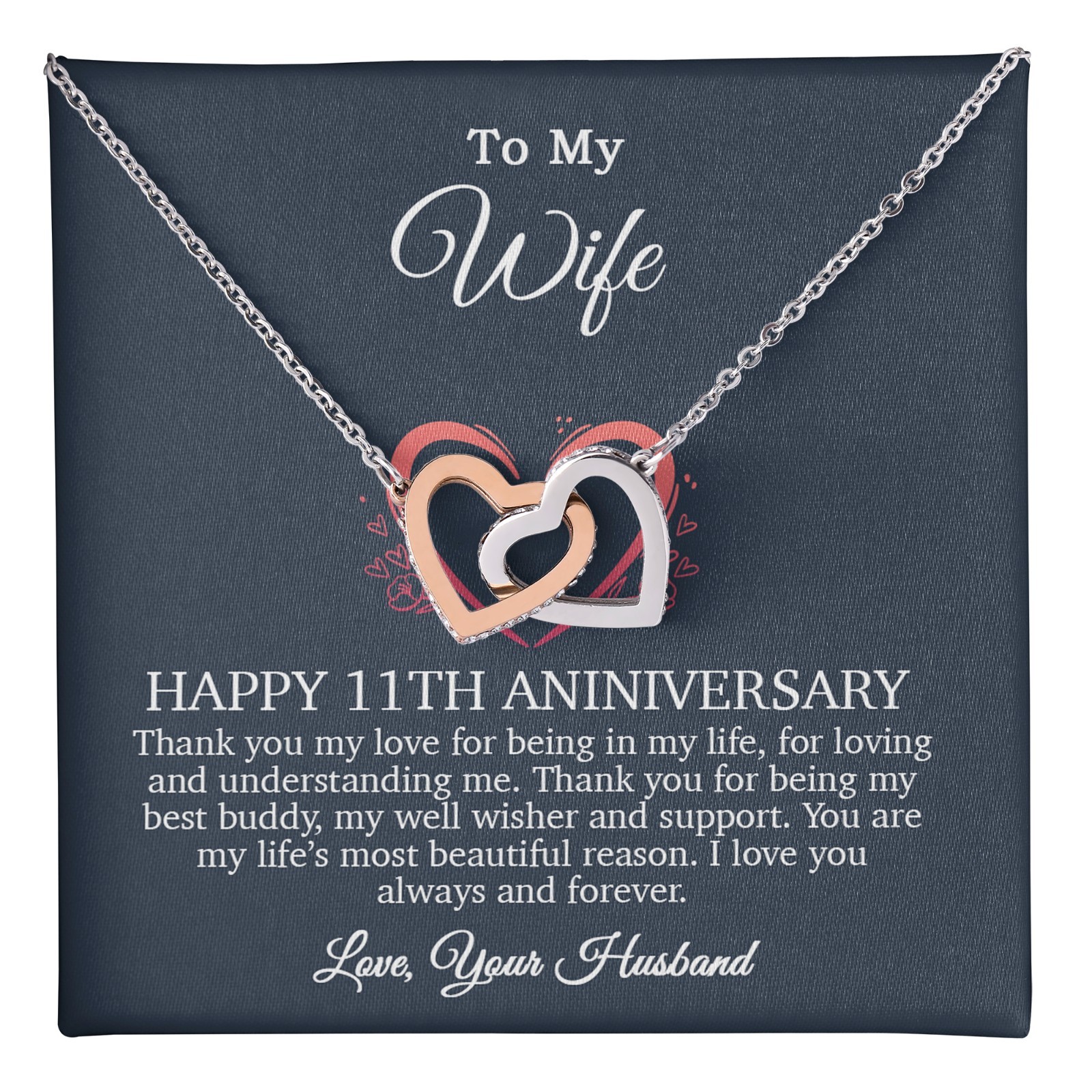 11th Anniversary Gift For Wife, 11 Year Anniversary Gifts, 11th Wedding Annivers