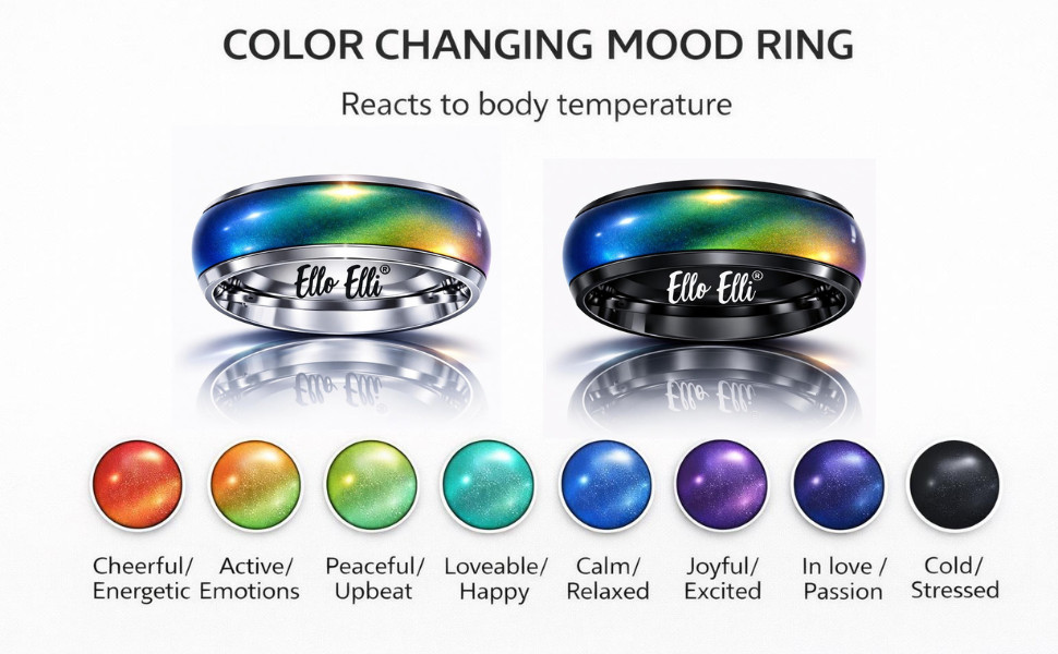 Mood Ring Band Stainless-Steel by Ello Elli™ (Free Shipping!)