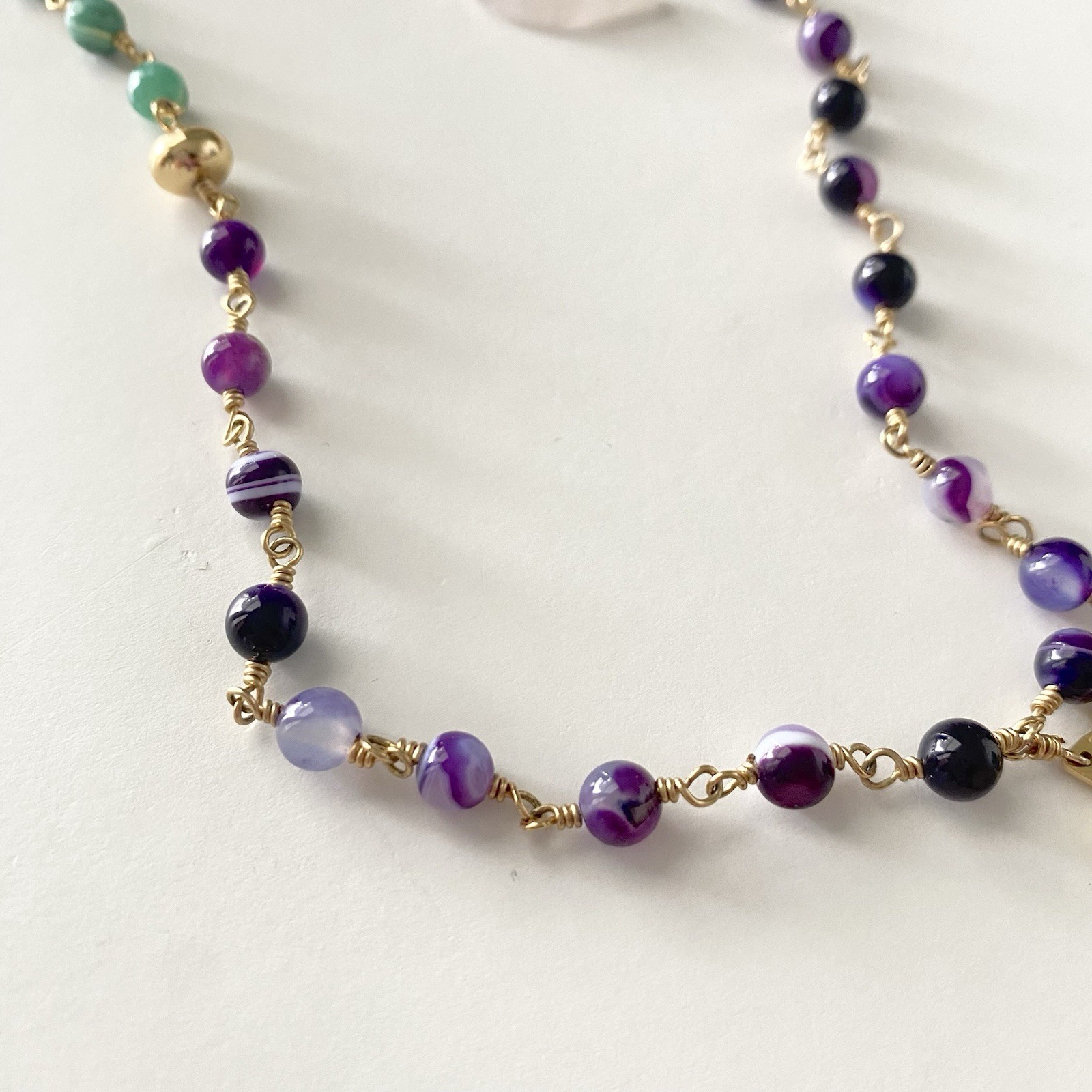 Nature Jewelry Semi Precious Gemstone Leaf Boho Jewelry