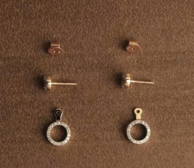 Women Drop/Dangle Earrings 14k Yellow Gold Finish Round Cut Simulated Diamond