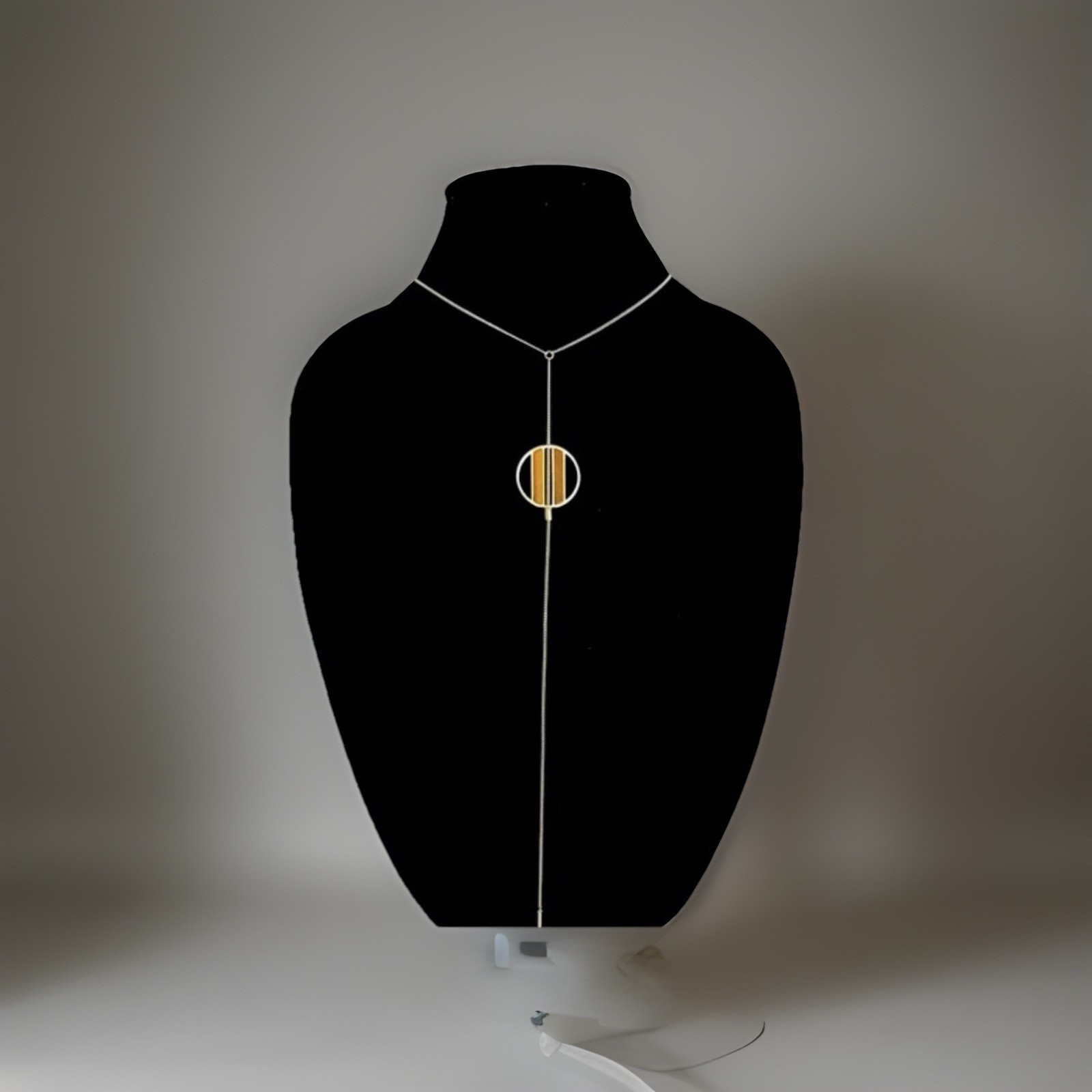 JENNY BIRD Rhine Tigers Eye Lariat Necklace