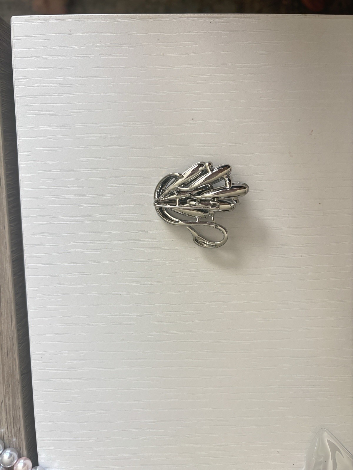 Crystal Swan Brooch