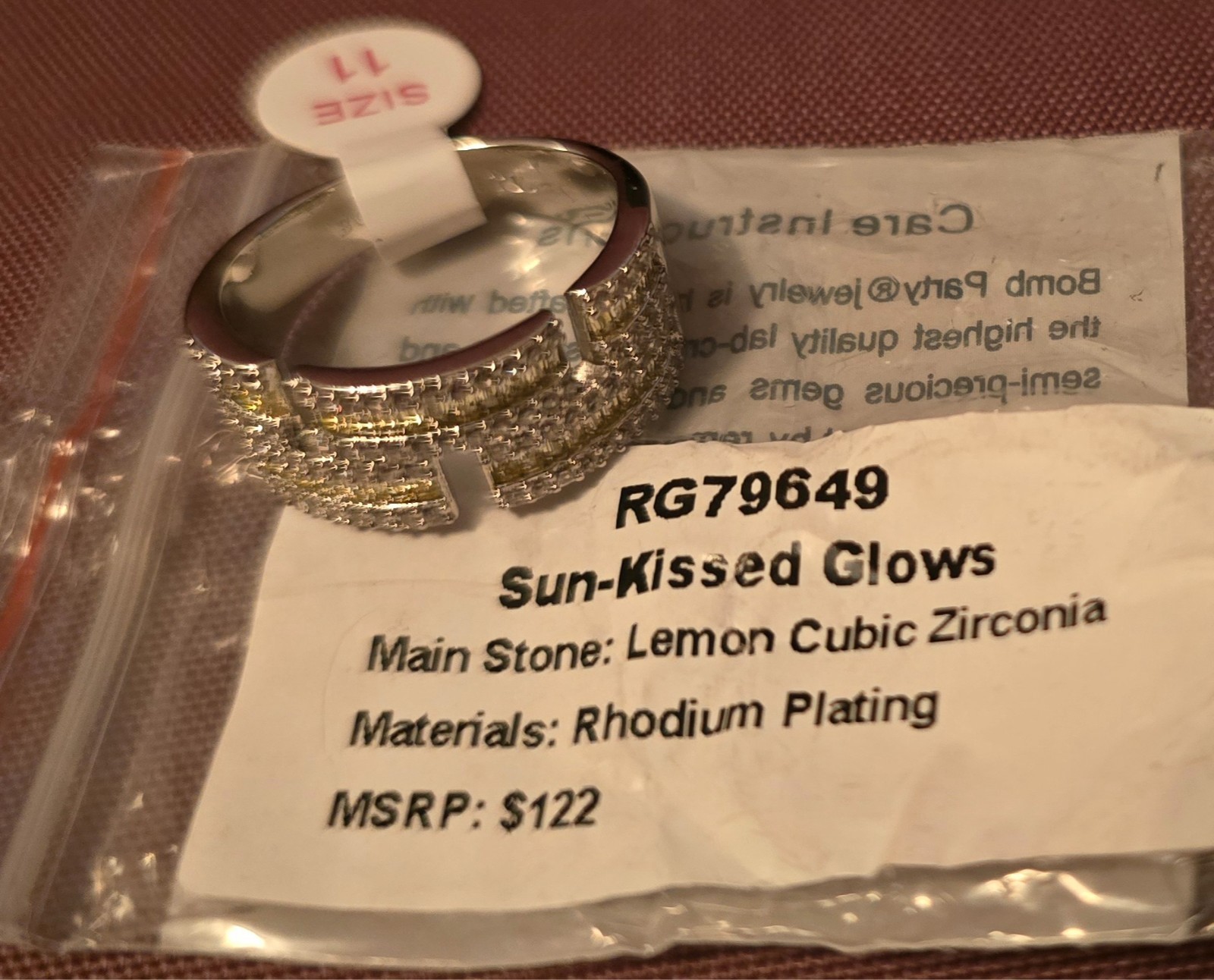 Lot of 10 Bomb Party Rings Size 9 10 11 Brand New! Free Jewelry Box