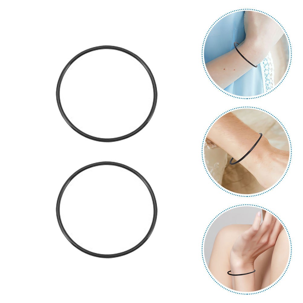 12 Pcs Stretchy Silicone Jelly Bracelets Elastic Silicone Wristbands for Outdoor